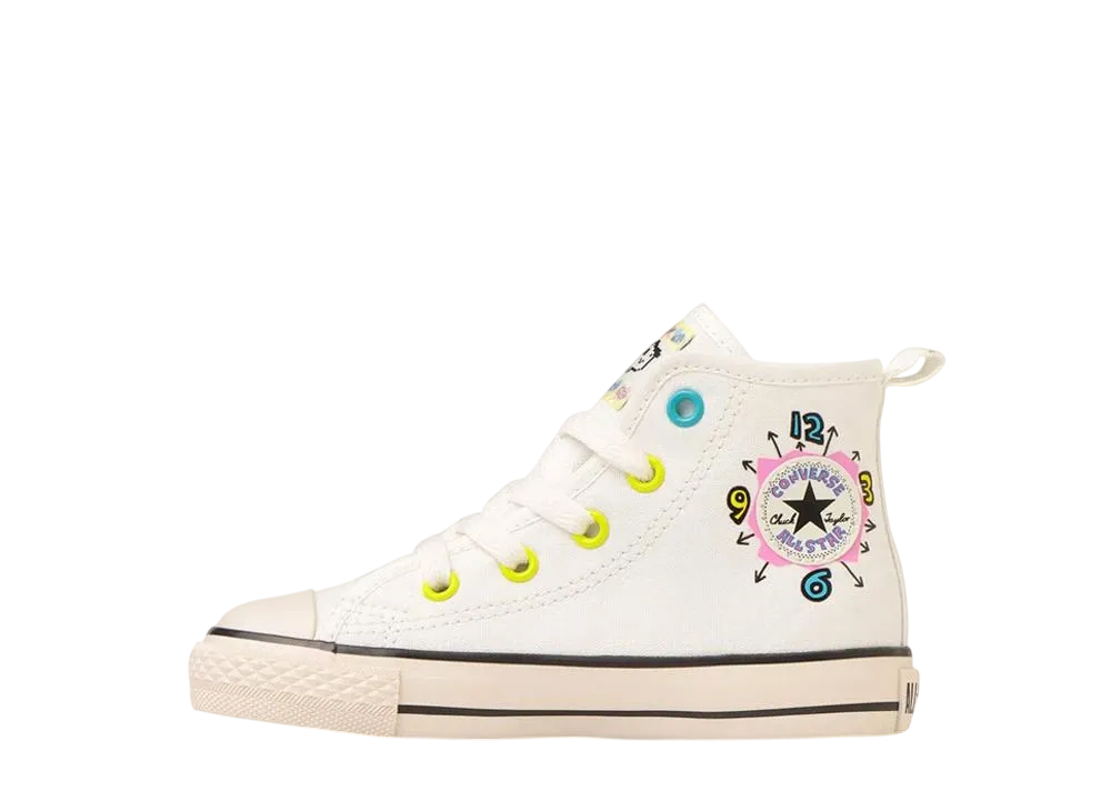 Tamagotchi × Converse PS Child All Star N Z Hi "White"