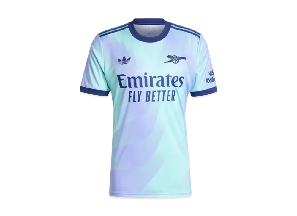 adidas Arsenal 24/25 Third Uniform "Clear Aqua/Light Flash Purple"