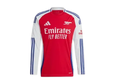 adidas Arsenal 24/25 Long Sleeve Home Uniform "Better Scarlet/White"