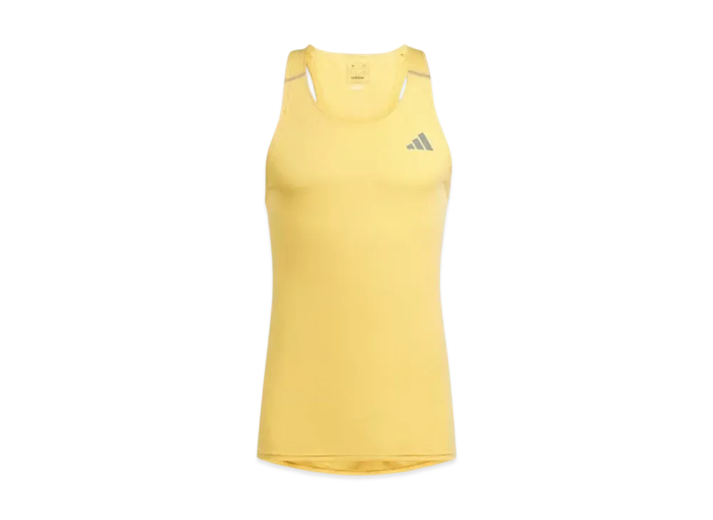 adidas Adizero Running Singlet "Semi Spark/Grey Six"