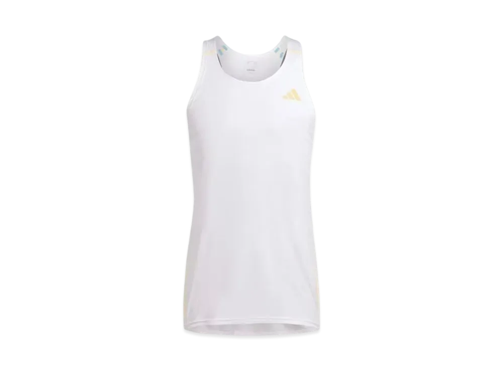 adidas Adizero Running Singlet "White/Spark"
