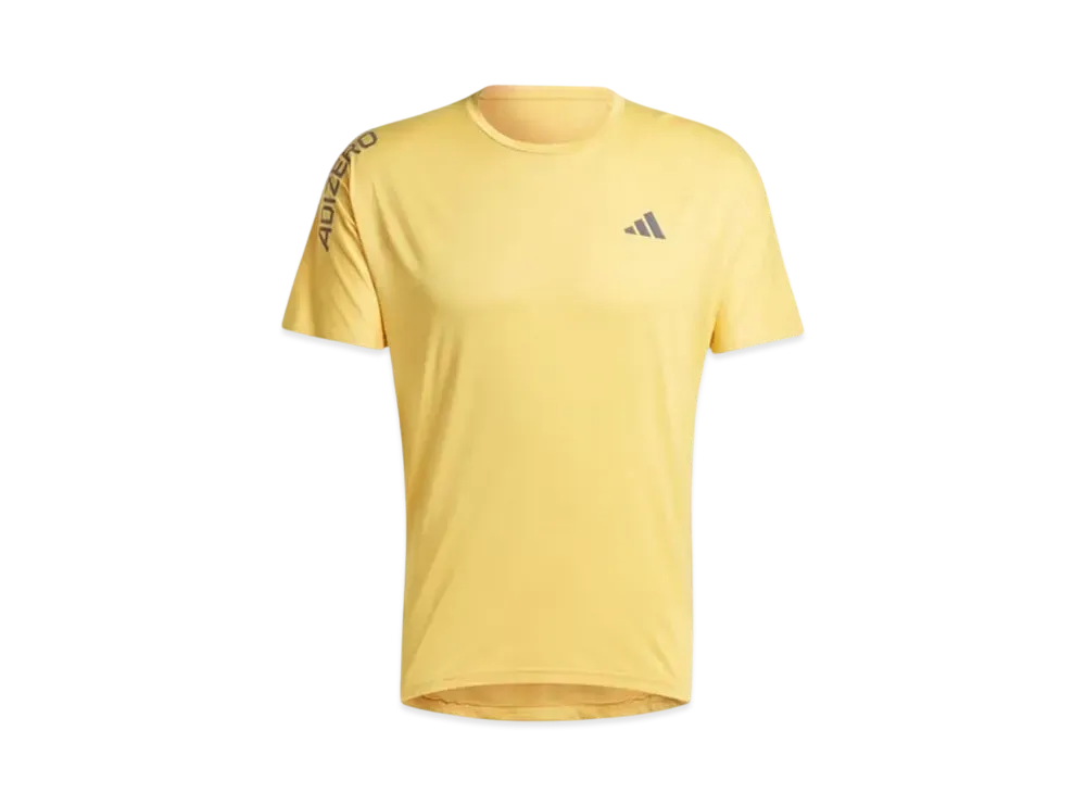 adidas Adizero Running Short Sleeve T-shirt "Semi Spark/Grey Six"