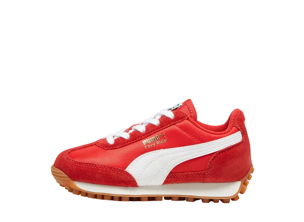 プーマ PS イージーライダー ヴィンテージ "プーマレッド/プーマホワイト" (キッズ)