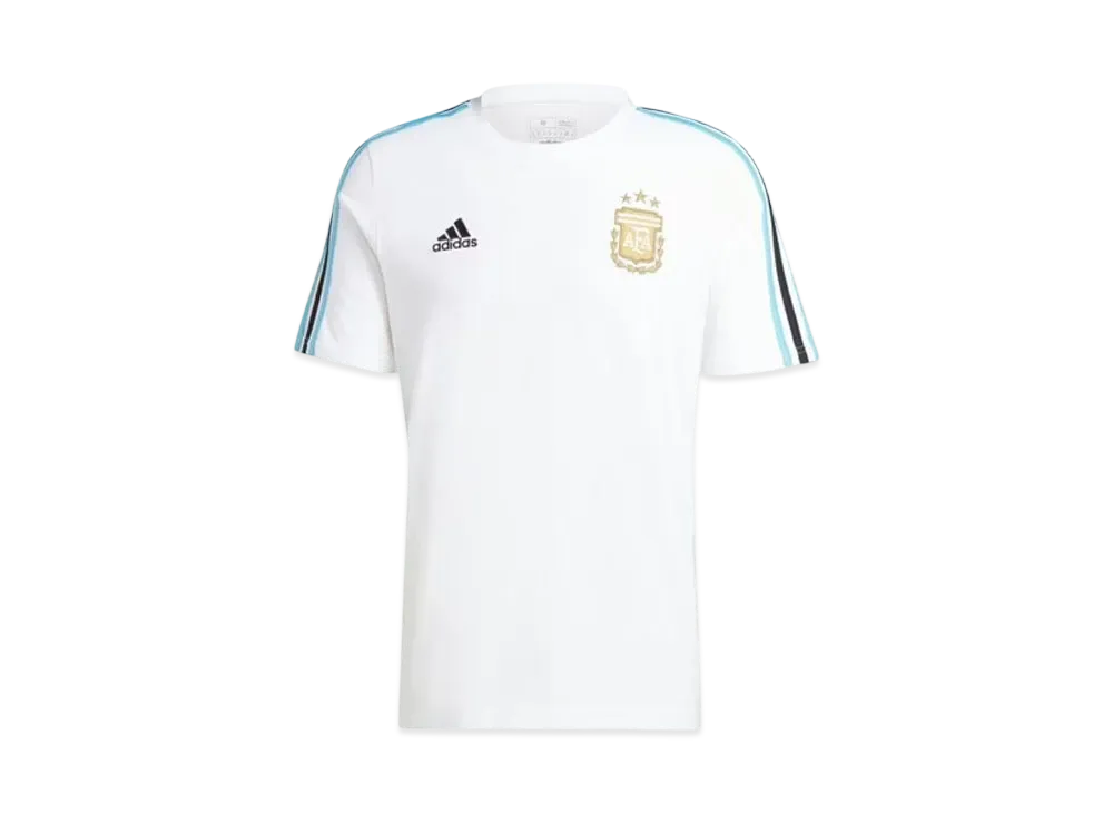 adidas Argentina DNA Three Stripes Short Sleeve T-Shirt "White"