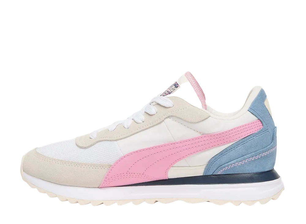Puma Road Rider Suede Thunder "Warm White/Pink Lilac/Zen Blue"
