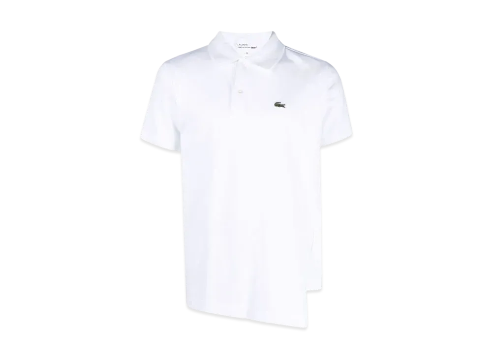 Comme des Garcons Shirt x LACOSTE Asymmetry Polo Shirt "White"