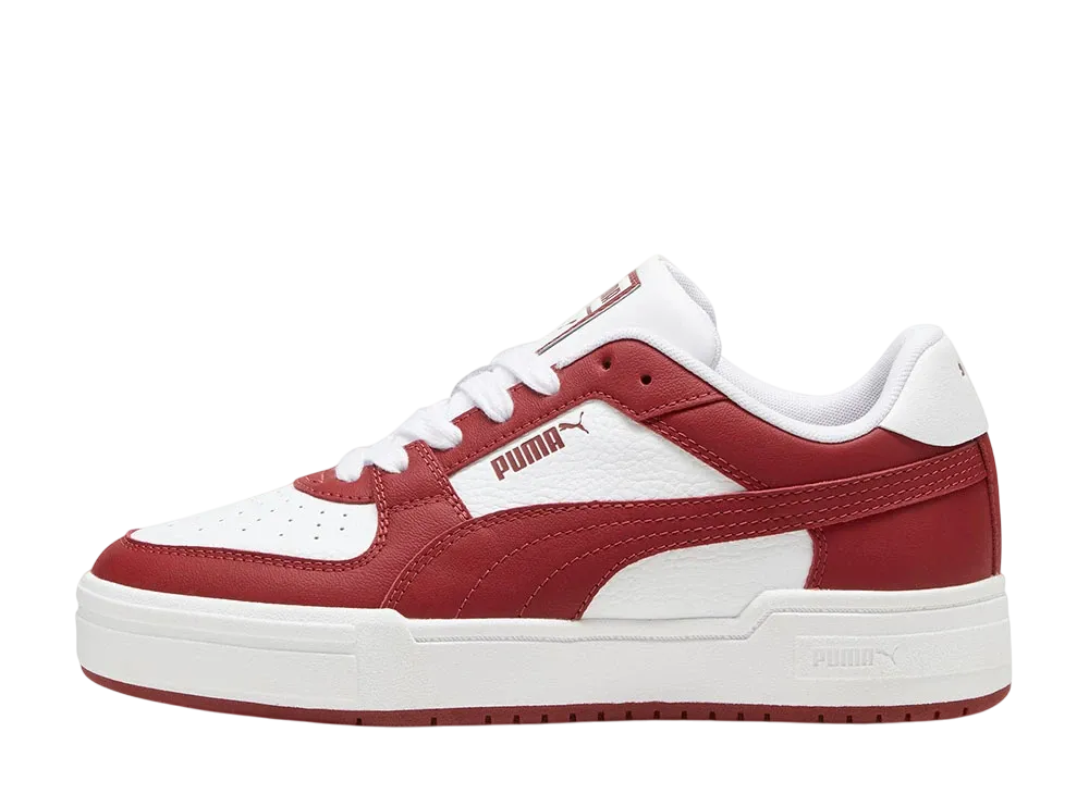 プーマ CAプロ クラシック "プーマホワイト/インテンスレッド"
