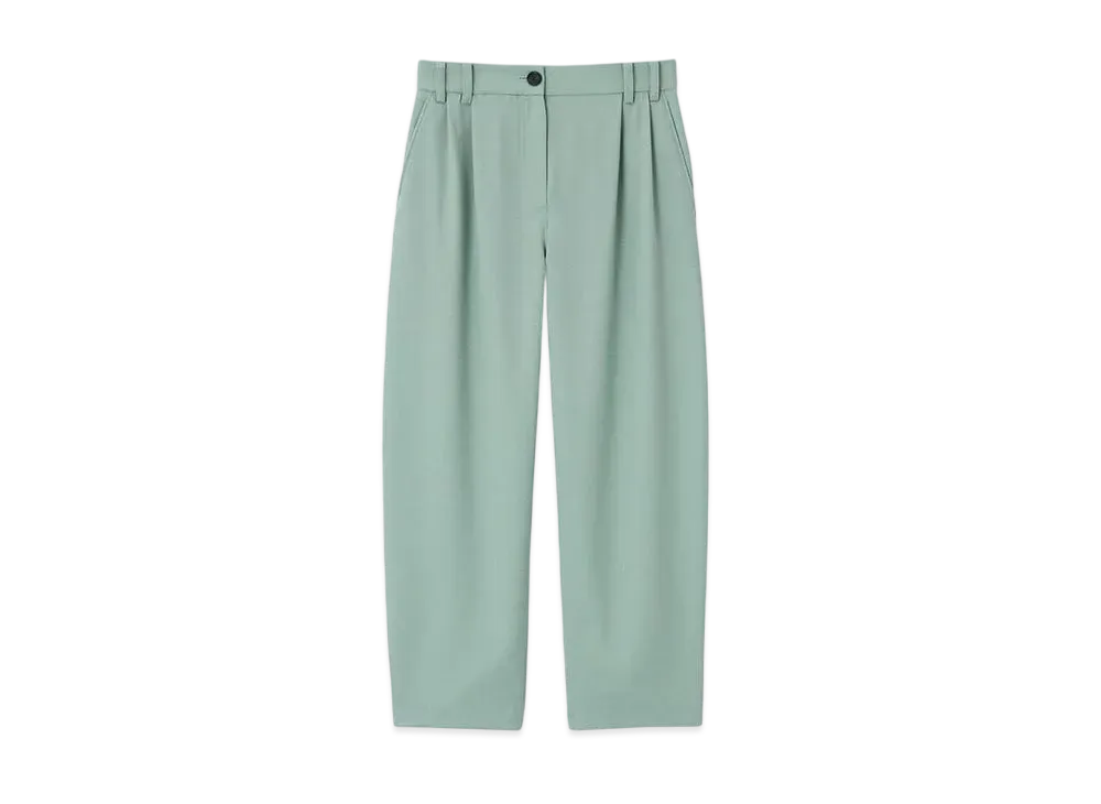 Paul Smith Women's Barrel Silhouette Pants "MintGreen"