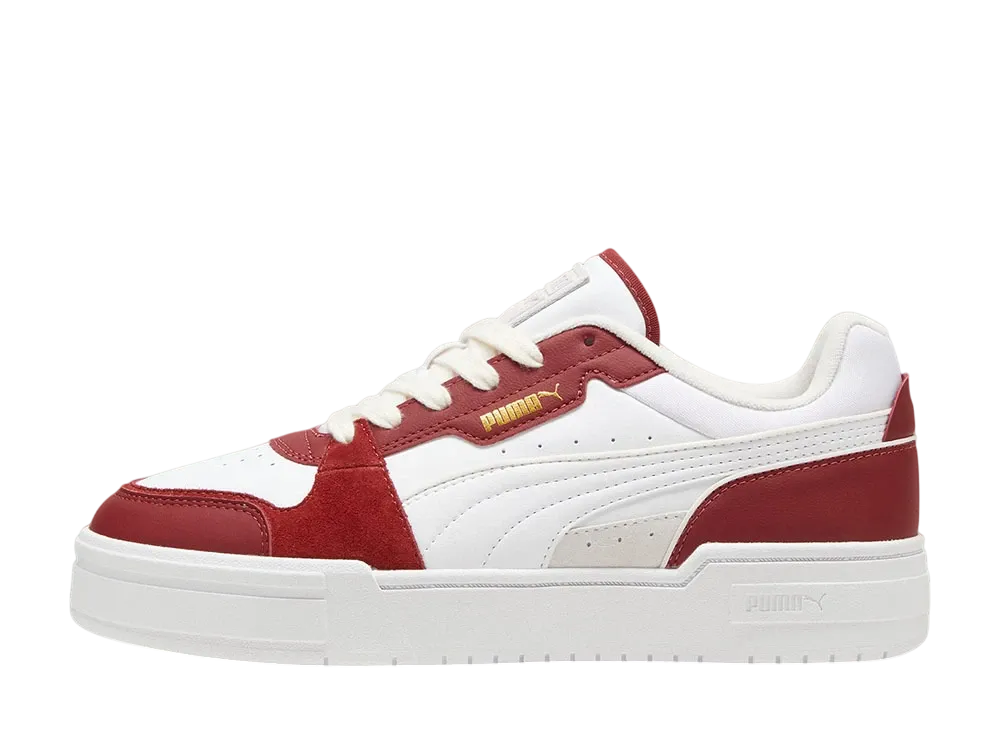 プーマ CAプロ リュクス3 "プーマホワイト/インテンスレッド"