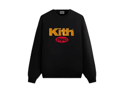 Kith NYC Nimbus Logo Nelson Crewneck "Black"