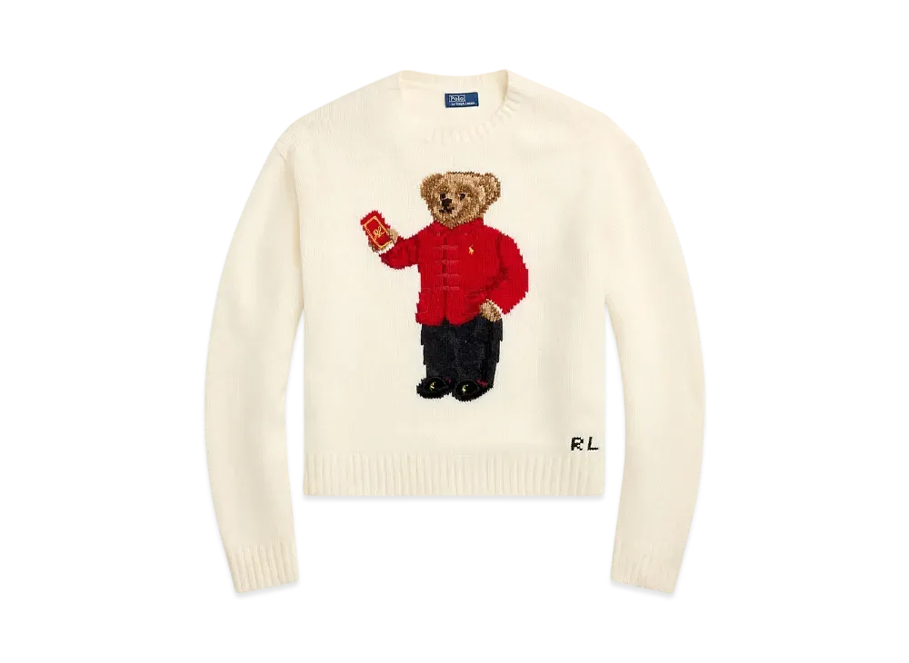 Polo Ralph Lauren Lunar New Year Polo Bear Sweater "White"