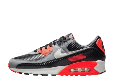 Nike Air Max 90 PRM "Black/Cool Grey/Bright Crimson/Photon Dust"