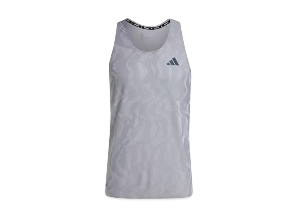 adidas Ultimate Engineered Running Singlet "Hello Silver"