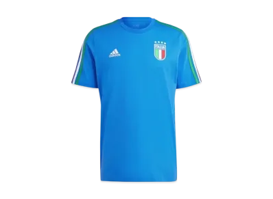 adidas Italy DNA Three Stripes Short Sleeve T-Shirt "Blue"