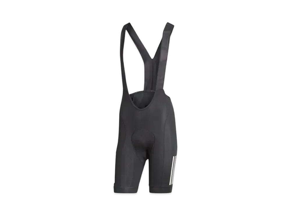 adidas Essentials Three Stripes Padded Cycling Bib Shorts "Black"