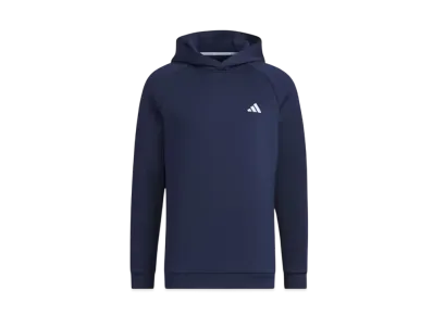 adidas Embossed Print Cardboard Knit Long Sleeve Hoodie "Collegiate Navy"