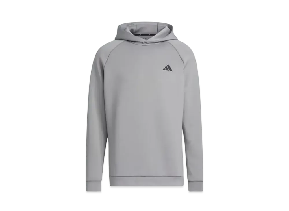 adidas Embossed Print Cardboard Knit Long Sleeve Hoodie "Grey Three"