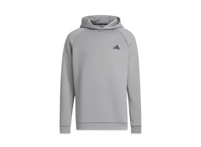 adidas Embossed Print Cardboard Knit Long Sleeve Hoodie "Grey Three"