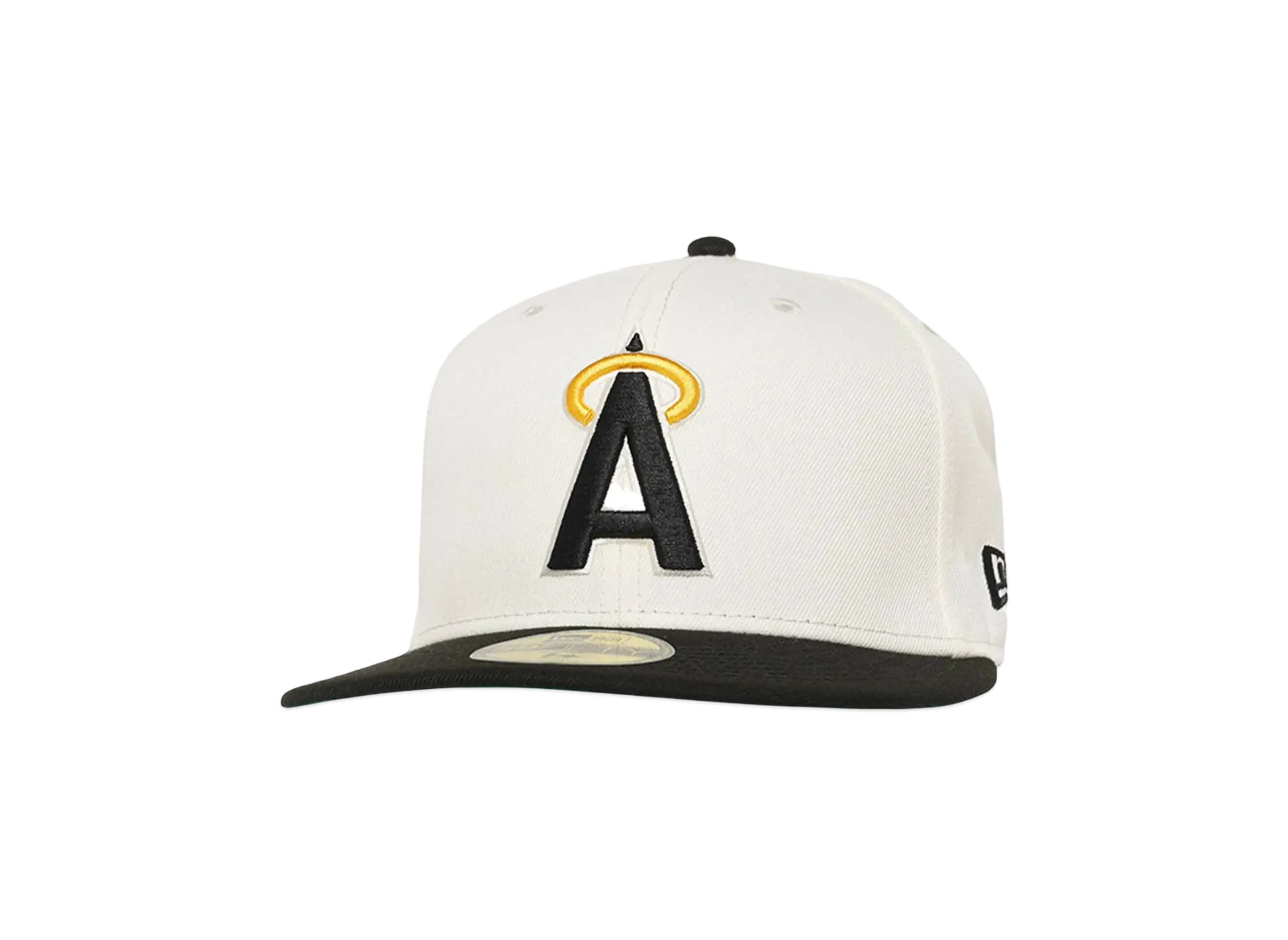 NEW ERA 59FIFTY MLBCO 80S 2TONE California Angels "CHROME/BLACK"