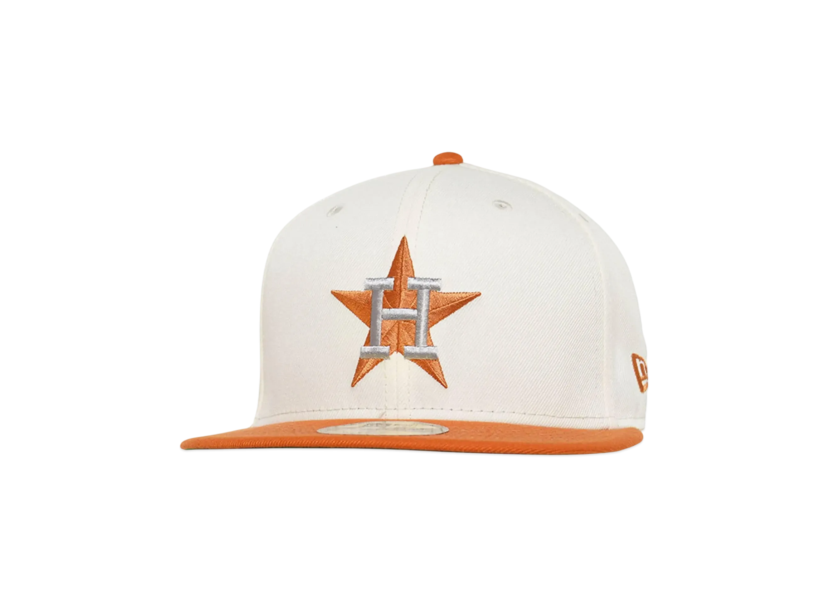 NEW ERA 59FIFTY MLBCO 80S 2TONE Houston Astros "CHROME/FIGHT ORANGE"
