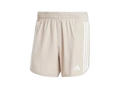 adidas Own The Run 3-Stripes Shorts "Wonder Beige"