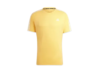 adidas Own The Run 3-Stripes Short Sleeve T-Shirt "Semi Spark"