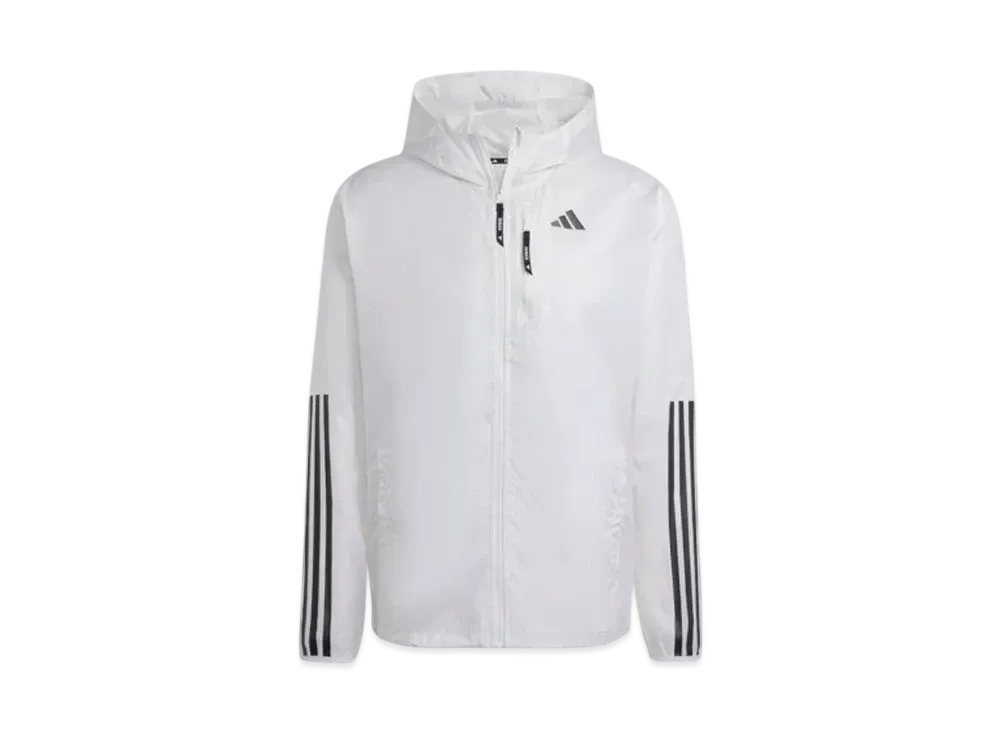 adidas Own The Run 3-Stripes Jacket "White"