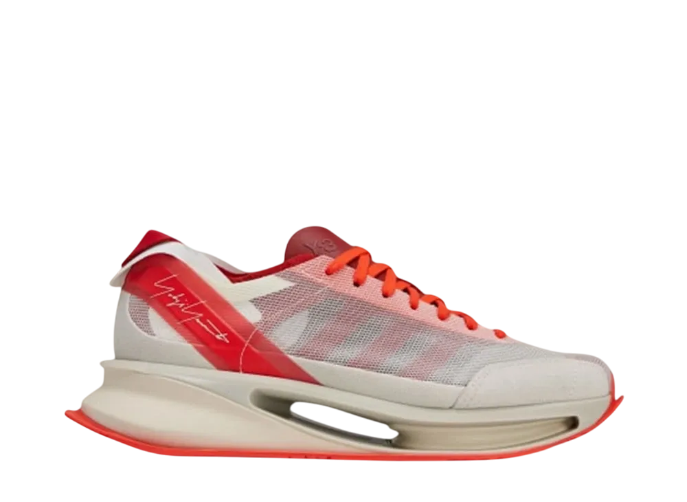 adidas Y-3 S-Gendo Run "Cream White/Talc/Better Scarlet"
