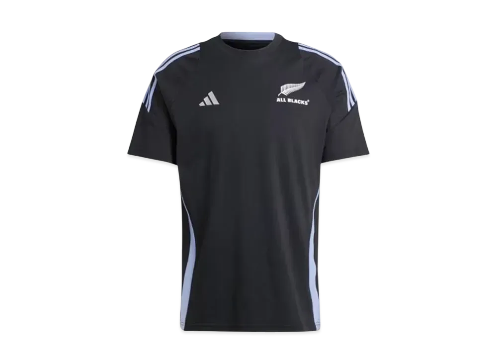 adidas All Blacks Rugby Short Sleeve T-shirt "All Black/Blue Spark"