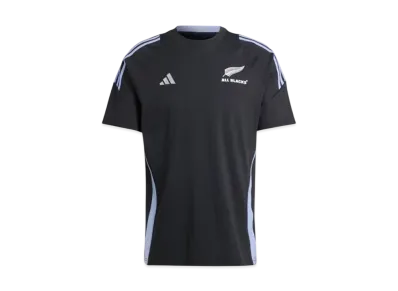 adidas All Blacks Rugby Short Sleeve T-shirt "All Black/Blue Spark"