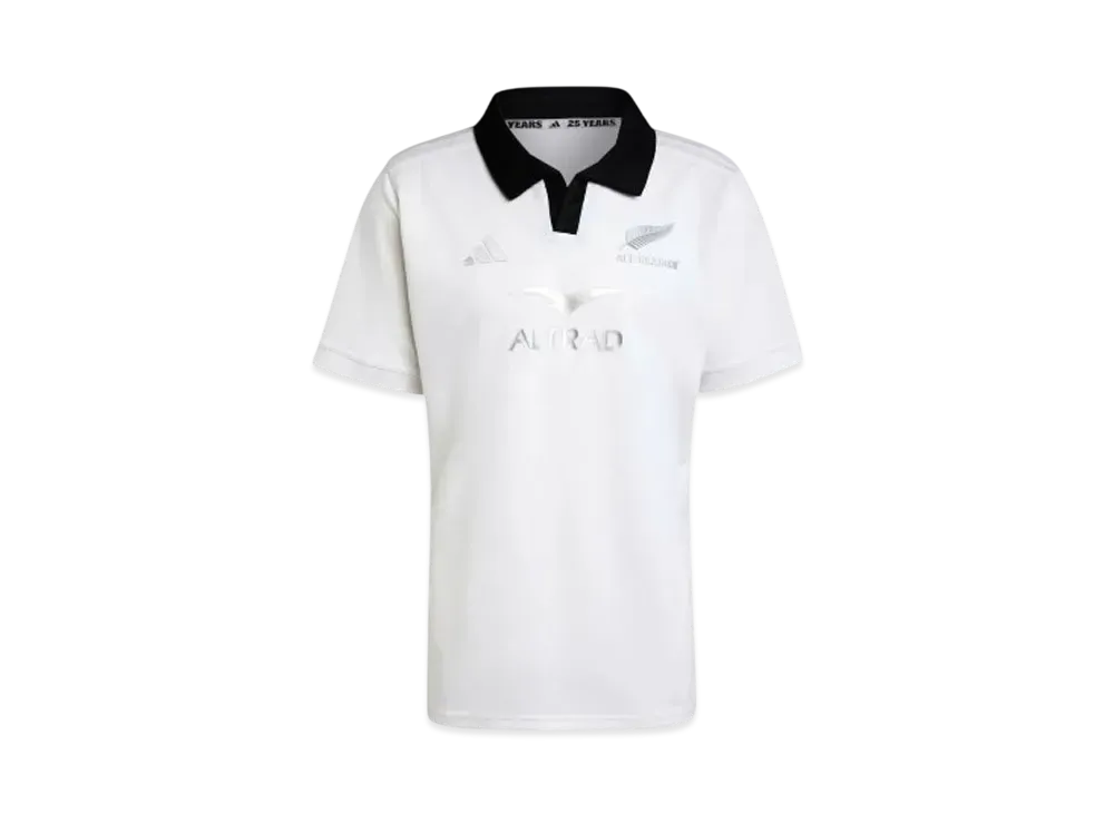 adidas All Blacks Rugby Short Sleeve Jersey "White"