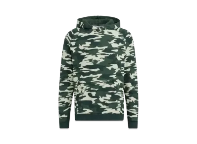 adidas Camo Pattern Print Long Sleeve Pullover Hoodie "Shadow Green Mel"