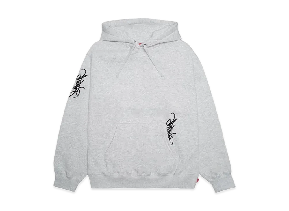 Supreme Tag Hooded Sweatshirt "Ash Grey"