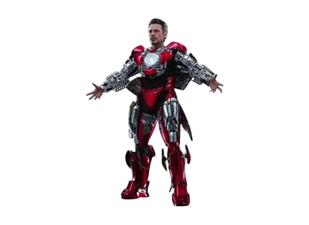 Hot Toys "Movie Masterpiece" -Avengers- 1/6 Scale Fully Poseable Figure: Tony Stark (Mark 7 Suit Up Version)
