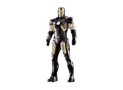 Hot Toys "Movie Masterpiece Diecast" -The Avengers- 1/6 Scale Fully Poseable Figure: Iron Man Mark 7 (Black & Gold Version)
