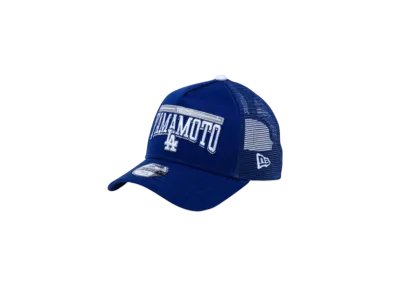 NEW ERA Youth 9Forty A-Frame Tracker MLB Player Name & Number Los Angeles Dodgers Yoshinobu Yamamoto "Dark Royal"
