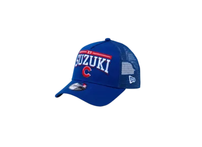 NEW ERA Youth 9Forty A-Frame Tracker MLB Player Name & Number Chicago Cubs Seiya Suzuki "Light Royal"