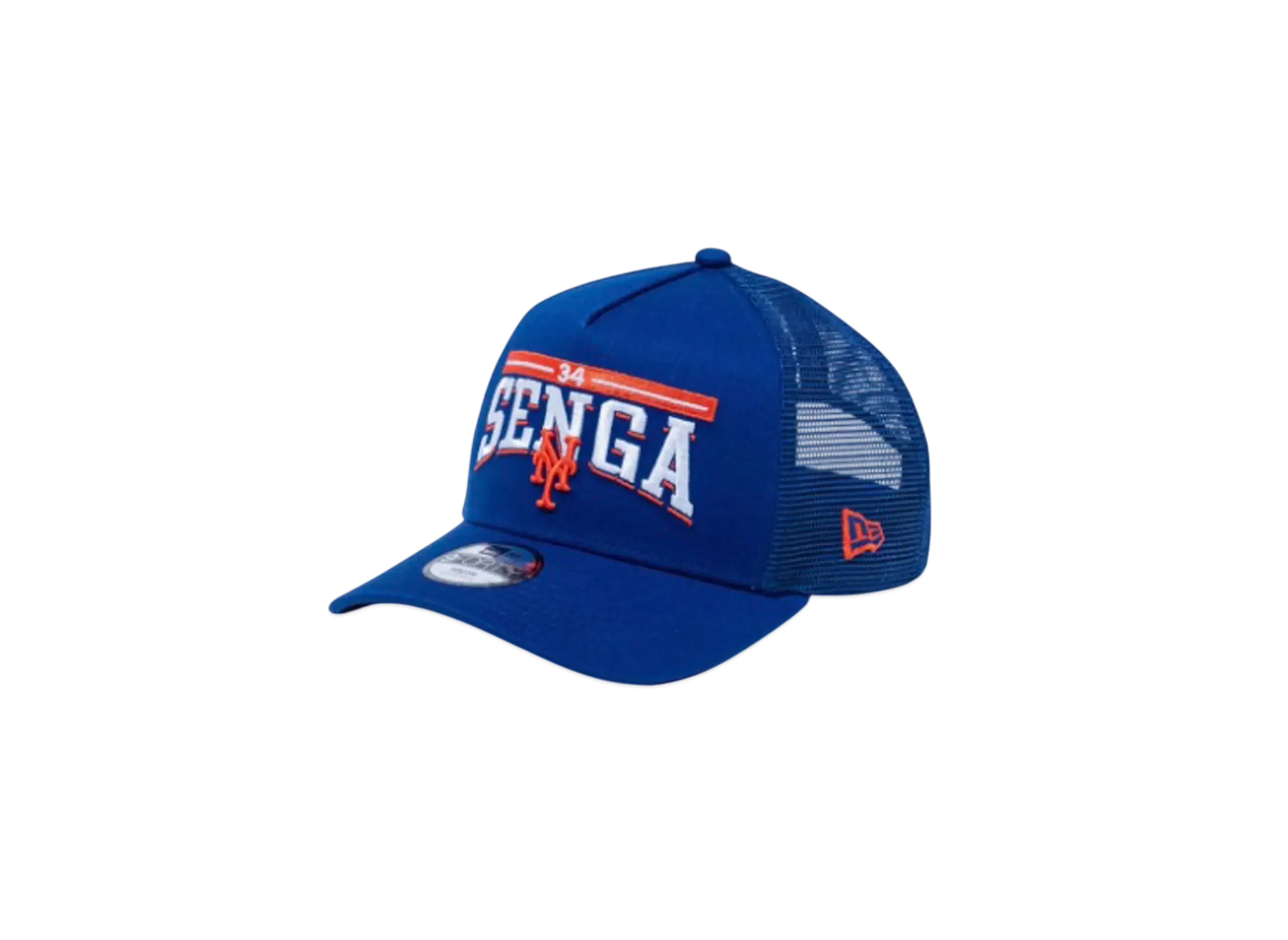 NEW ERA Youth 9Forty A-Frame Tracker MLB Player Name & Number New York Mets Kodai Senga "Light Royal"