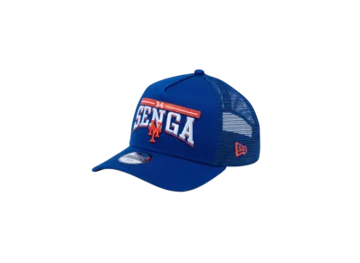 NEW ERA Youth 9Forty A-Frame Tracker MLB Player Name & Number New York Mets Kodai Senga "Light Royal"