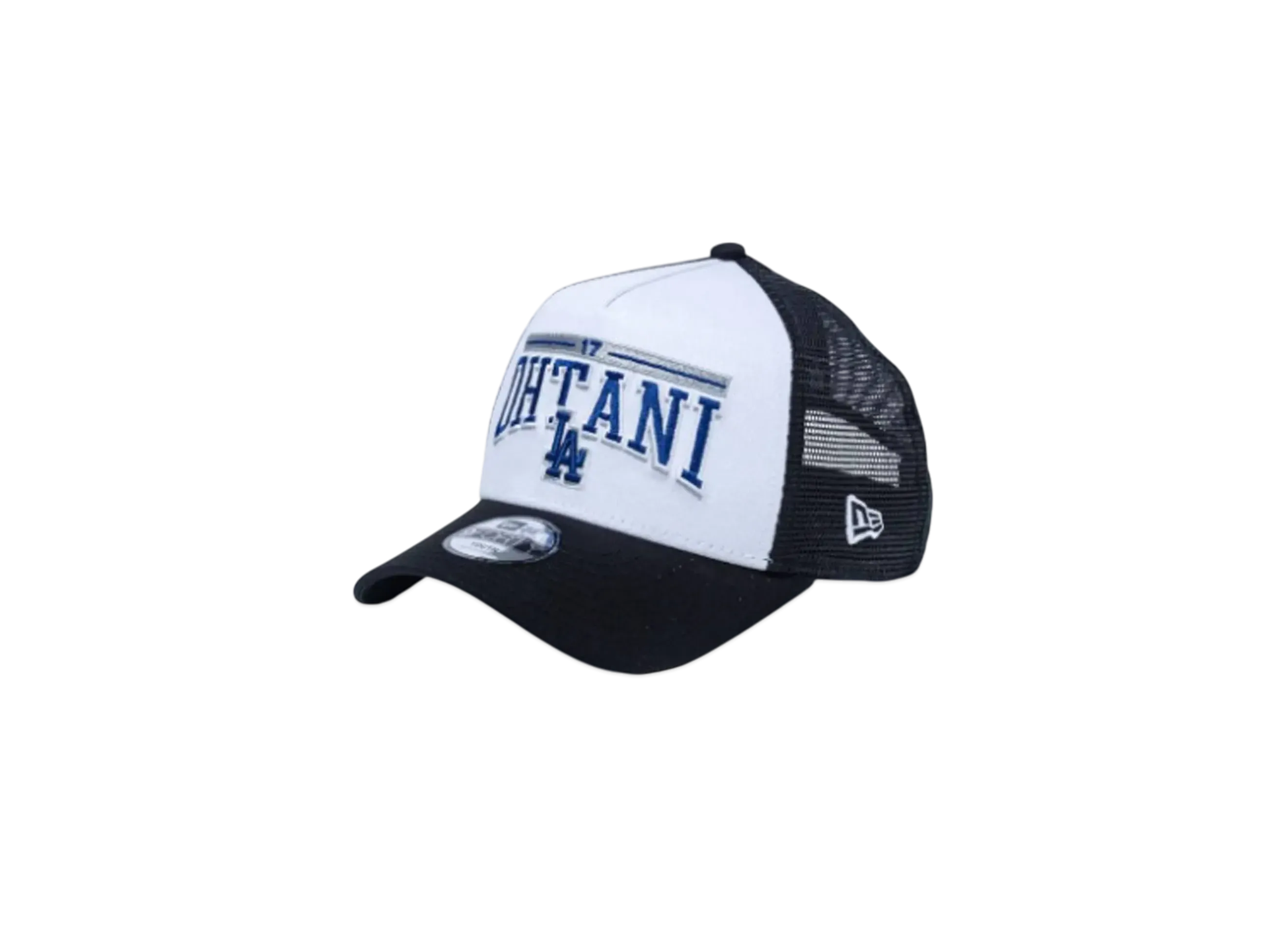 NEW ERA Youth 9Forty A-Frame Tracker MLB Player Name & Number Los Angeles Dodgers Shohei Ohtani "White/Black"