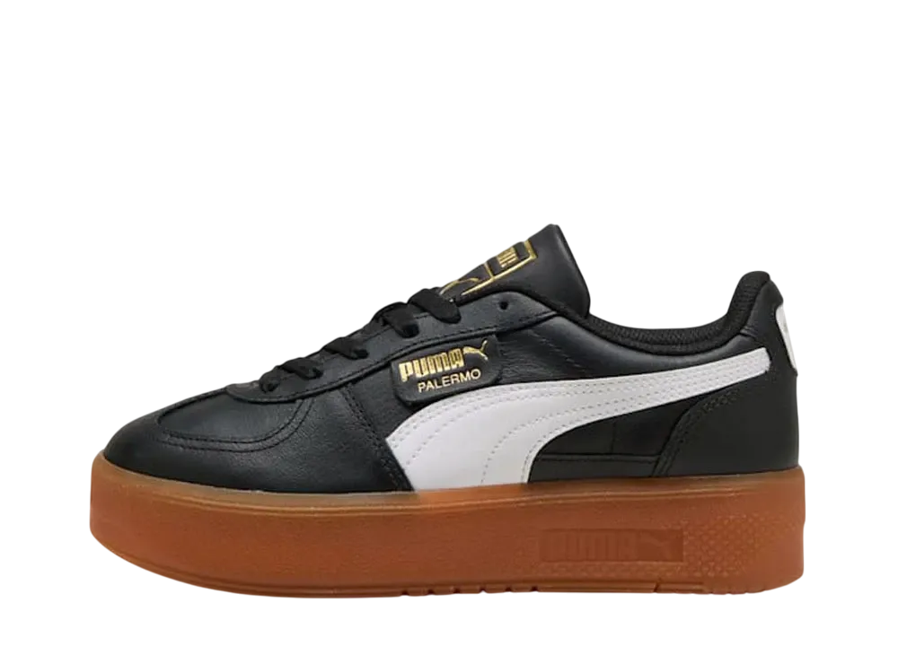 Puma Women's Palermo Elevata Leather "Puma Black/Gum"