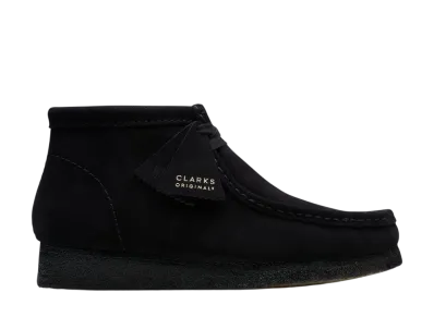 クラークス ワラビー ブーツ "ブラックスウェード"