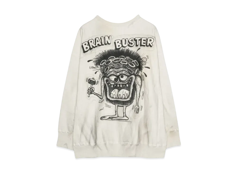 BOW WOW SKETCH PAULIE SWEATSHIRTS "WHITE AGING"