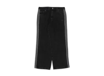 adidas Women's Adicolor Denim 3-Stripes Track Pants "Black"