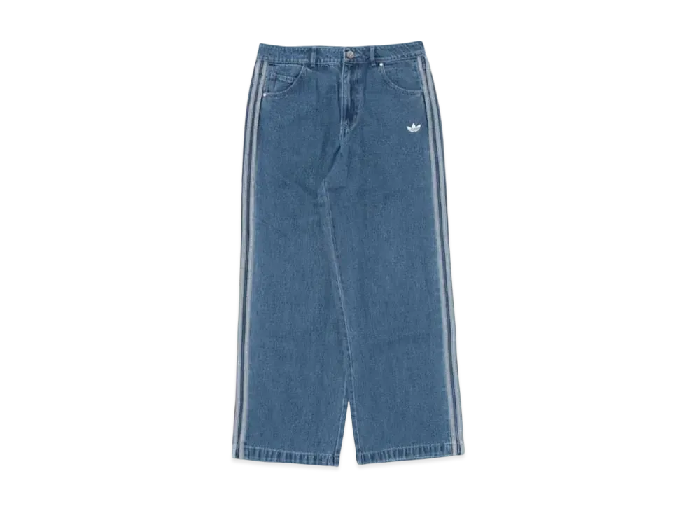 adidas Women's Adicolor Denim 3-Stripes Track Pants "Indigo"