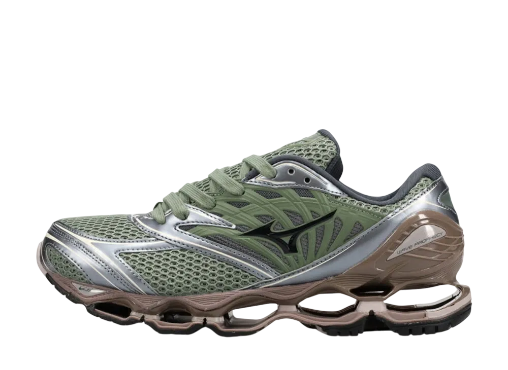 Mizuno Wave Prophecy LS "Green/Black/Metallic Grey"