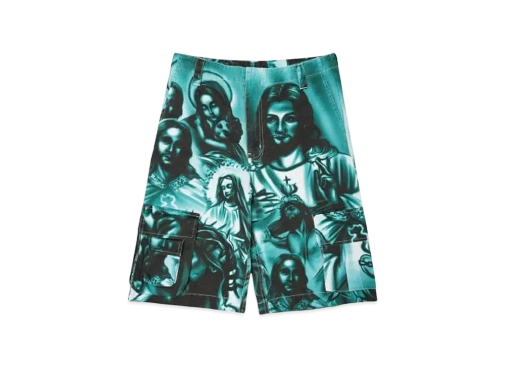 Gerrit Jacob CARGO SHORTS "GREEN/BLACK"