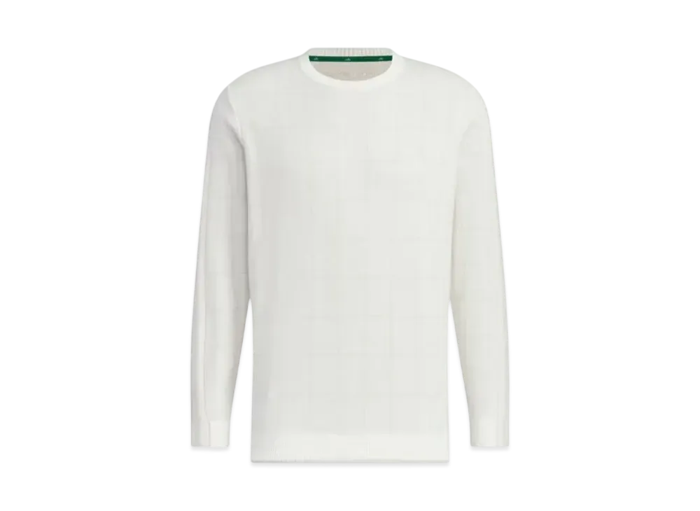 adidas Crewneck Three Stripes Long Sleeve Sweater "Off White"