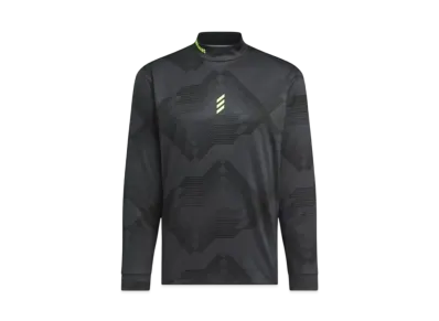 adidas Code Chaos Mock Neck Long Sleeve Shirt "Black"