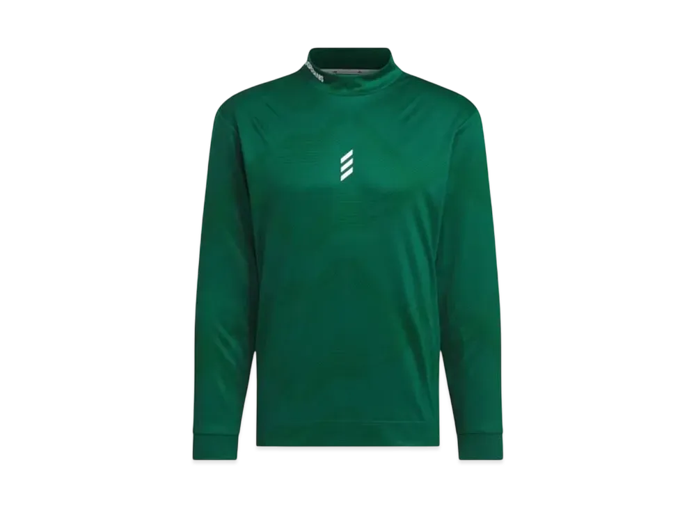 adidas Code Chaos Mock Neck Long Sleeve Shirt "Collegiate Green"